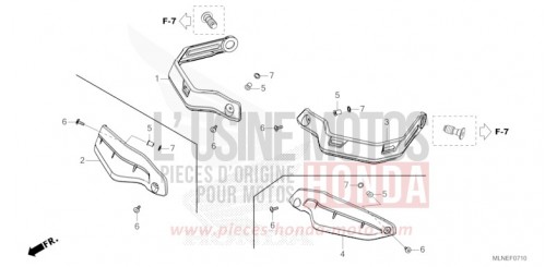 KNUCKLE GUARD CRF1100AS de 2025